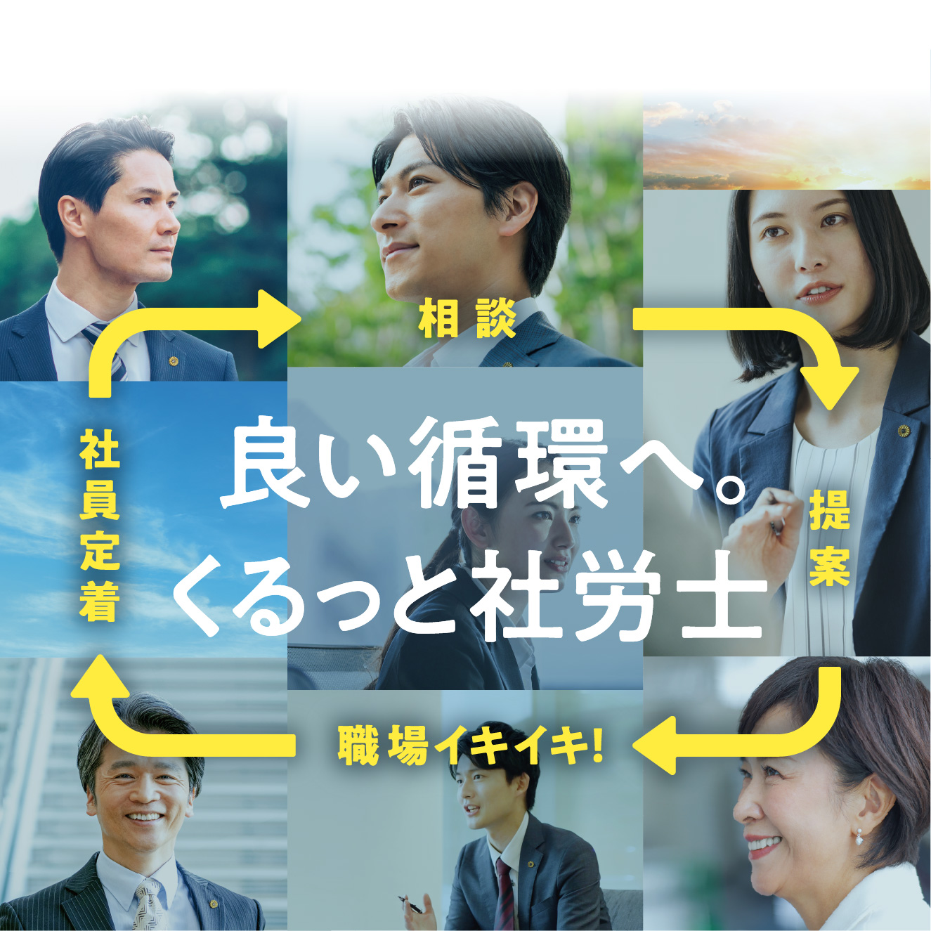 良い循環へ、くるっと社労士！