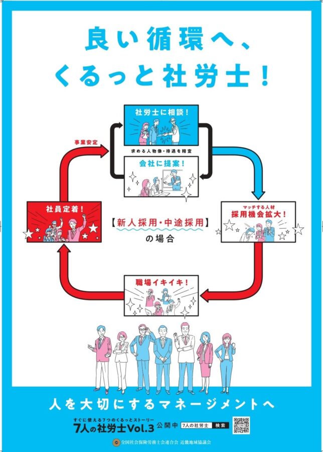 📌「良い循環へ、くるっと社労士！」～2024年　「７人の社労士」シリーズが再始動します！